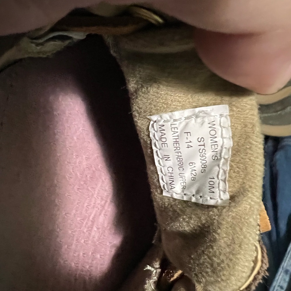 Sperry topsiders size 10 M leather - Picture 5 of 5